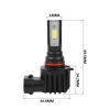 Лампа светодиодная Optima LED QVANT HB3/HB4 (9005/9006)  5000K, 12-24V уценка гарантия 14 дней