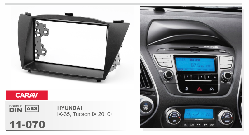 Рамка Hyundai IX35/Tuscon US c 2011 2DIN CARAV 11-070
