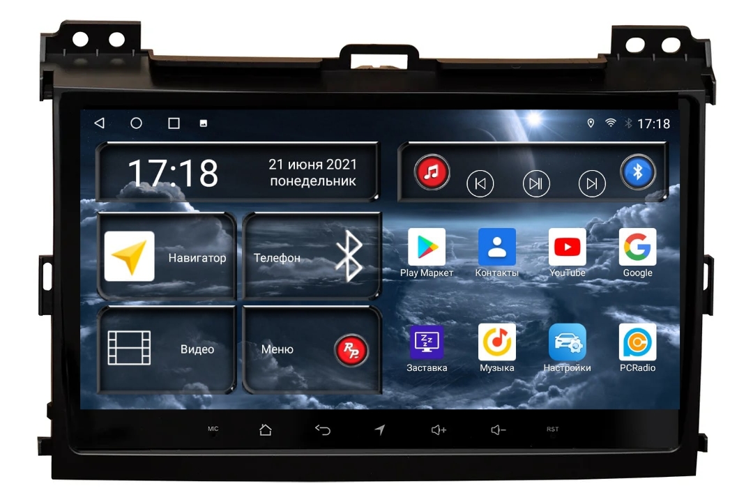 Головное устройство Toyota Land Cruiser Prado 120; Lexus GX 470 2002-2009 RedPower 71182