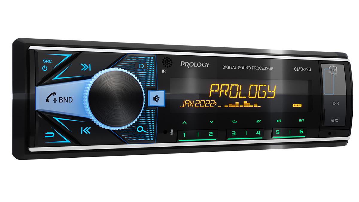 А/проиг. PROLOGY CMD-320 FM/USB/BT ресивер с DSP процессором