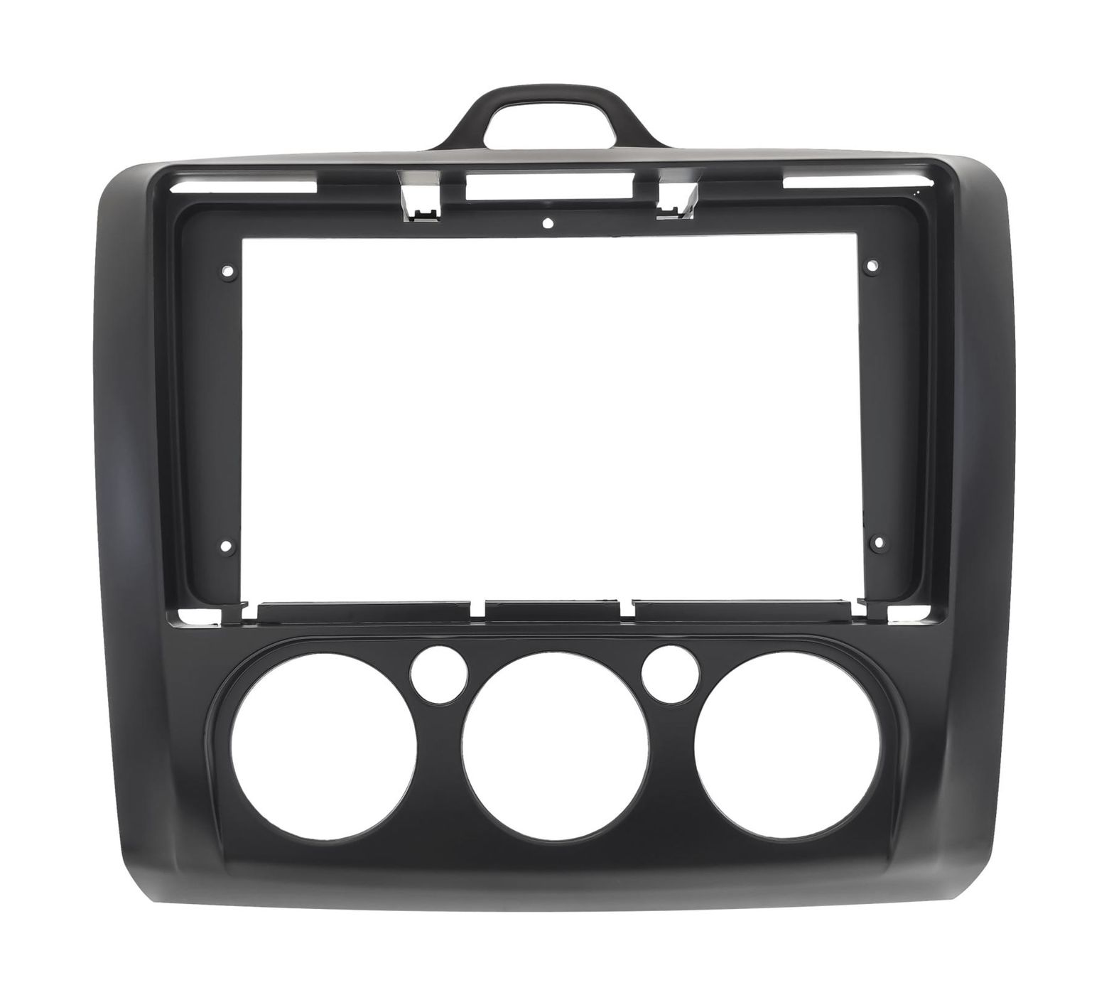 Рамка Ford Focus2 для MFB дисплея 9" Ksize FR 126N черная (Авто с кондиционером)