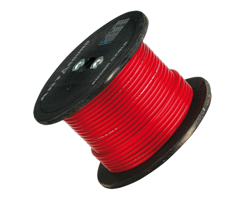 Кабель силовой Art-Sound C8PRO-100R (8AWG, красны)