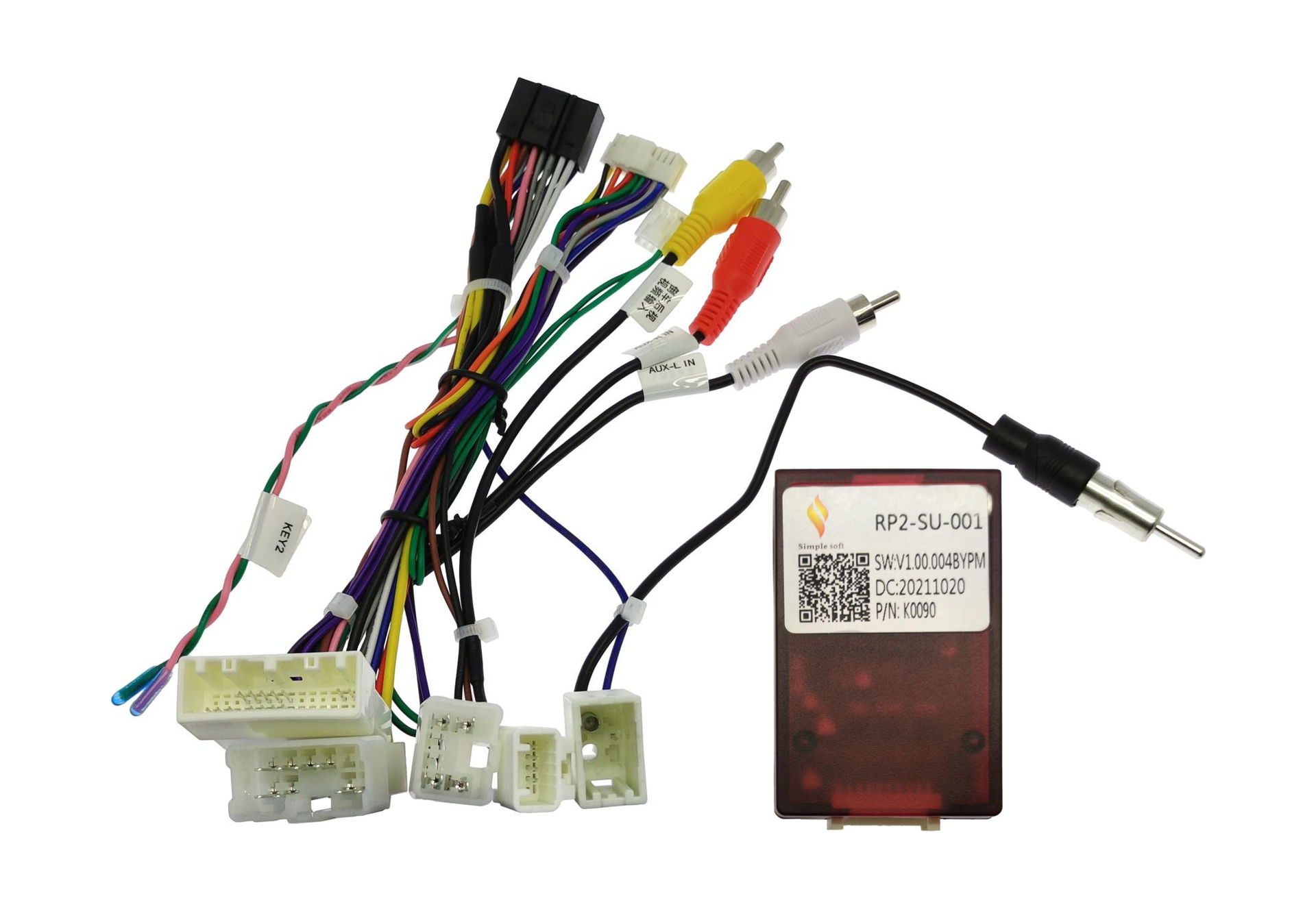 Комплект проводов для установки ANDROID Ksize WS-MTSB06 Subaru XV,Impreza,Forester 2017+ (CAN,CAM)