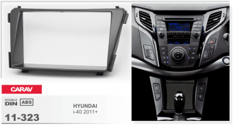 Рамка Hyundai i40 2DIN CARAV 11-323