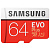 Карта памяти 64Gb Samsung EVO PLUS micro SDHC (10 класс)