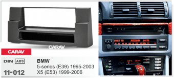 Рамка BMW 5er (E39) 1995-2003/ X5 (E53) c 1999-2006 CARAV 11-012 (1DIN)
