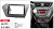 Рамка Kia Rio с 2011 (Silver, 2DIN) CARAV 11-190