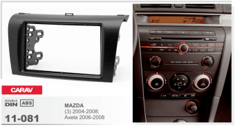 Рамка Mazda 3 2004-2008 2DIN CARAV 11-081