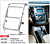 Рамка Hyundai iX-55 2008-2012, Veracruz 2007-2012 2DIN CARAV 11-071