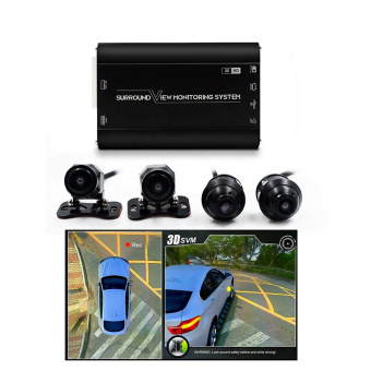 Автомобильная система кругового обзора Bird View CAR DVR 360