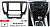 Рамка Mitsubishi Pajero Sport 2015+ для MBF магнитол 9" CARAV 22-988
