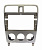 Рамка Subaru Forester 2002-2008 для MFB дисплея 9" Ksize SA 016N/TK00470 кондиционер