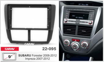 Рамка Subaru Impreza, Forester c 2008 для MFB дисплея 9" CARAV 22-095
