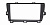 Рамка Toyota Prius 2009 - 2015 (правый руль) для MFB дисплея 9" Ksize TO 285N