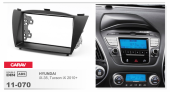Рамка Hyundai IX35/Tuscon US c 2011 2DIN CARAV 11-070