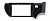 Рамка Toyota Aqua 2011 - 2017 для MFB дисплея 9" Ksize TO 306N