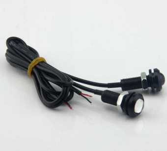 Лампа светодиодная (круглая для врезки, super Led, D 15mm)