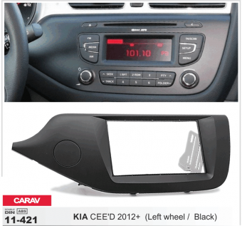 Рамка Kia CeeD 2012-> 2DIN CARAV 11-421