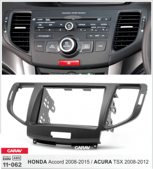 Рамка Honda Accord 8 2008-> 2DIN CARAV 11-062