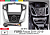Рамка Ford Focus3 2011+ для MFB дисплея 9" CARAV 22-815 (CAN,ISO, антен, с кнопками и платой Ver.2)