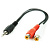 Переходник Mini Jack на 2RCA Adapter