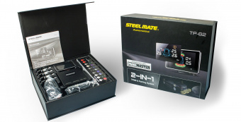 Парковачные радары PARK MASTER STEELMATE TP-62 ДВА-В-ОДНОМ Black
