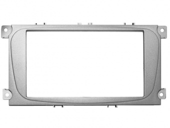 Рамка Ford Focus2 (2DIN овал silver) ACV FRD-1907s