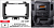 Рамка MERCEDES Sprinter 2006 - 2018, VW Crafter 2007 - 2014 для MFB дисплея 9" Carav 22-1451