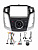 Рамка Ford Focus3 2011+ (автопарковка) XP для MFB дисплея 9" Ksize IN-FR 112N