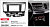 Рамка Mitsubishi LANCER X, Galant Fortis 2DIN CARAV 08-006