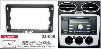 Рамка Ford Focus II,C-Max,S-Max,Fusion,Transit,Fiesta,Galaxy,Kuga для MFB дисплея 9" CARAV 22-046