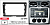 Рамка Ford Focus II,C-Max,S-Max,Fusion,Transit,Fiesta,Galaxy,Kuga для MFB дисплея 9" CARAV 22-046