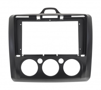 Рамка Ford Focus2 для MFB дисплея 9" Ksize FR 126N черная (Авто с кондиционером)