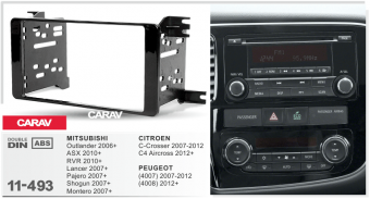 Рамка Mitsubishi Outlander 2006+; Lancer, Pajero CARAV 11-493