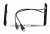 Боковые заглушки Toyota черные CARAV 11-712 (USB + AUX)