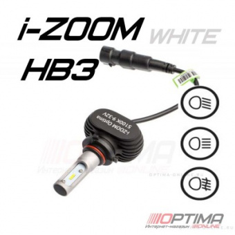Лампа светодиодная Optima LED i-ZOOM HB3 5100K уценка гарантия 14 дней