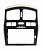 Рамка Hyundai Santa Fe 2000 - 2006 для MFB дисплея 9" Ksize HY 223N