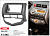 Рамка Honda Fit, Jazz (2002-2008, климот контроль, руль слева) CARAV 11-385